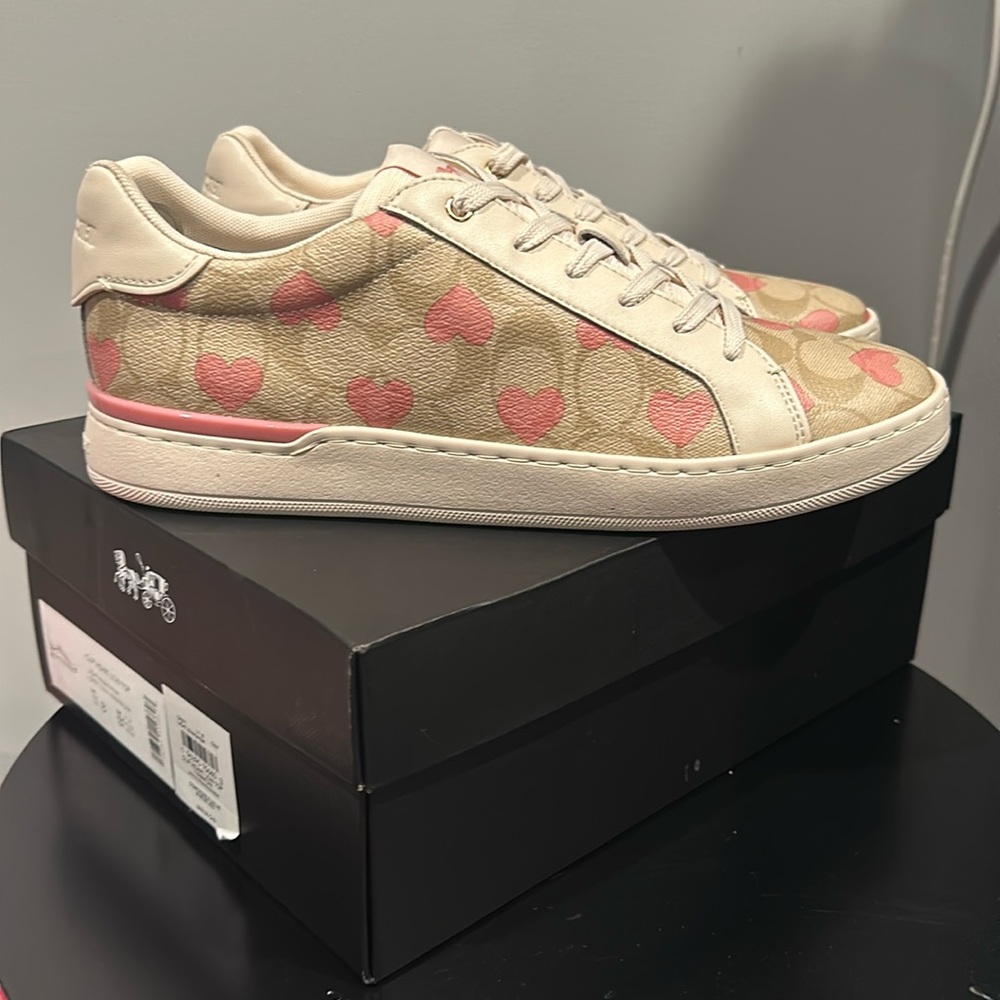 Coach Clip Heart Low Top